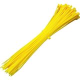 Gwest Sarı Kablo Bağı Plastik Cırt Kelepçe 3.6X200Mm 100 Adet Sarı 3.6X200 Mm - 3,6 x 200 mm