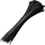Gwest Siyah Kablo Bağı Plastik Cırt Kelepçe 3.6X200Mm 100 Adet Siyah 3.6X200 Mm - 3,6 x 200 mm