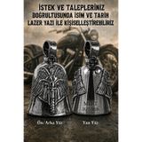 GWOMA Çelik Motosiklet Anahtarlığı - Şans Çanı Guardian Bell Kişiselleştirilebilen Muhafız Melek Kanadı Model Koruyucu Luck Bell