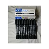 Gxin Cift Tarafli Siyah Cd-Dvd Kalemi (12 Adet)