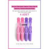 GXMPRO 4 ADET Dalga Fön Pensi Timsah Toka Fön ve Makyaj Tokası Dragon Pens