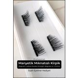 GXMPRO Manyetik Mıknatıslı Kirpik (Eyeliner Hediyeli) - Magnetic Lashes Double Strength Magnets on 2 Points