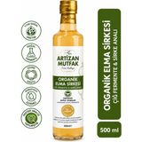 Gy Atelier Artizan Mutfak Organik Elma Sirkesi 500 ml | Doğal Fermantasyon | Cam Şişe | Meşe Fıçıda Dinlendirilmiş | Katkı Maddesi Ilavesiz | Türkiye Üretimi - 0,25 lt