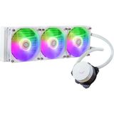 Gy Atelier Masterliquid 360 L Core Argb Su Soğutucu, Iki Bölmeli Gen S Pompalı Cpu Sıvı Soğutucu, 120 mm Argb Fanlı, Lga 1700 ve Am5 Tutucular ile Üstün Bilgisayar Soğutması, Beyaz