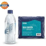 Gyeon Bathe 500ML + Gyeon Silk Dryer 50X55CM Oto Yıkama Seti - (Washed)Blue