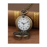Gyeon Quartz Köstekli Cep Saati Vintage Rakamlı