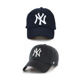 Gyes Spor Ny Şapka Unisex 2'li Takım Arkası Cırtlı Ayarlanabilir Slyah Lacivert Siyah