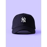 Gyes Yıldızlı Ny Baskılı Spor Sapka Unisex Ayarlanabilir Cırtlı Şapka - Lacivert - Standart