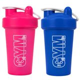 Gym Shaker 550 Ml Ölçekli Ve Sızdırmaz Kapaklı Protein Shaker 2'Li Set (Pembe+Mavi)