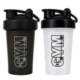 Gym Shaker 550 Ml Ölçekli Ve Sızdırmaz Kapaklı Protein Shaker 2'Li Set (Siyah+Şeffaf)