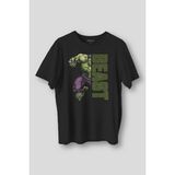 Gym The Beast Hulk Fitness Spor Baskılı Siyah Unisex T-Shirt Kısa Kollu Erkek Tişört