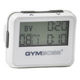 Gymboss Aralıklı Zamanlayıcı ve Kronometre Beyaz/Gri Yüksek Parlak