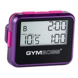 Gymboss Aralıklı Zamanlayıcı ve Kronometre Menekşe/Pembe Metalik Yüksek Parlak