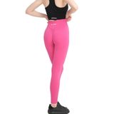 gymhams Kalçası Büzgülü Kalça Şekillendirici Push Up Yüksek Bel Toparlayıcı Spor Fitness Yoga Tayt (neon pembe, M/L)