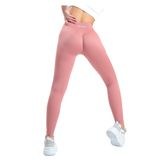 gymhams Kalçası Büzgülü Kalça Şekillendirici Push Up Yüksek Bel Toparlayıcı Spor Fitness Yoga Tayt (pembe, L/XL)