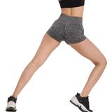 GYMHAMS Yüksek Bel Kalça Şekillendirici Spor Tayt, Push Up Etkili, Büzgülü Tasarım, Bordo (Mini-Melanj, L)