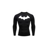 Gymhard Batman Premium Compression Uzun Kollu T-shirt