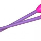Gymo Birbirine Bağlanabilir Ritmik Cimnastik Labut 36.5cm Pembe-Mor