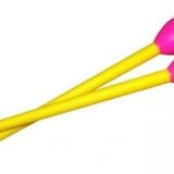 Gymo Birbirine Bağlanabilir Ritmik Cimnastik Labut 36.5cm Pembe-Sarı