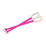 Gymo Birbirine Bağlanabilir Ritmik Cimnastik Labut 41cm Beyaz-Pembe