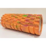 Gymo Pro Series Cloudy Marble Foam Roller Pilates Masaj Rulosu Turuncu