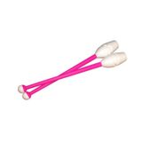 Gymo Ritmik Cimnastik Labut 41cm Beyaz-Pembe
