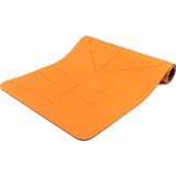Gymo UltraGrip Hizalamalı 6mm TPE Yoga Matı Pilates Minderi Turuncu