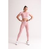 GYMXPRO Push-up Detaylı Toparlacıyı Melaj Pembe Tayt