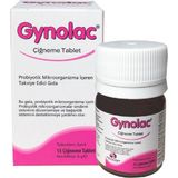 Gynolac Probiyotik 15 Ciğneme Tablet Türkiye Menşeli Sindirim Destekleyici - Aromasız