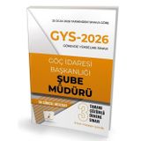 GYS - 2026 Görevde Yükselme Sınavı Göç İdaresi Başkanlığı Şube Müdürü Tamamı Çözümlü 3 Deneme Sınavı