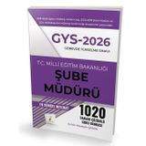 GYS 2026 Görevde Yükselme Sınavı- T. C. Milli Eğitim Bakanlığı Şube Müdürü Tamamı Çözümlü Soru Banka
