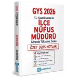 Gys Akademi 2026 Gys İçişleri Bakanlığı İlçe Nüfus Müdürü Özet Ders Notları Görevde Yükselme Gys Akademi