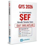Gys Akademi 2026 Gys İçişleri Bakanlığı Şef Özet Ders Notları Görevde Yükselme Gys Akademi