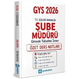 Gys Akademi 2026 Gys İçişleri Bakanlığı Şube Müdürü Özet Ders Notları Görevde Yükselme Gys Akademi