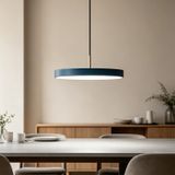 GZZBMY LED Sarkıt Modern Alüminyum Mutfak Kolye Yüksekliği Ayarlanabilir 150 cm Yuvarlak Sarkıt Yatak Odası Başucu Oturma Odası Yemek Odası için Kapalı Işık (Mavi Nötr Işık, 30 cm)