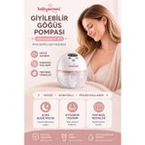 H-011 Giyilebilir Göğüs Pompası Tekli | Kablosuz, Sessiz ve Taşınabilir Süt Sağma Makinesi