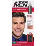H-45 Şampuanlı Saç Boyası Koyu Kahverengi (Dark Brown) – Amonyaksız, 5 Dakikada %100 Gri Kapama