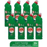 H.hypo Ultra Kıvamlı Çamaşır Suyu Çam 750 gr x 8 - 750 ml