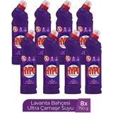 H.hypo Ultra Kıvamlı Çamaşır Suyu Lavanta 750 gr x 8 - 750 ml
