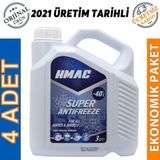 H-Mac Antifriz -40 Derece 3 Lt Uzun Ömürlü Antifiriz ( 4 Adet)