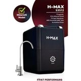 H-MAX Reverse Osmosis System 13 Aşamalı Reverse Osmosis Su Arıtma Cihazı 9 Litre Çelik Tanklı Yüksek Verimlilik
