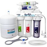 H-MAX Reverse Osmosis System Aphro 6 Fiiltreli Süper Membranlı 9 Litre Çelik Tanklı Açık Kasa Su Arıtma Cihazı - 0026 - Renkli