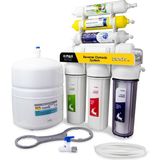 H-MAX Reverse Osmosis System Dionys 7 Filtreli Süper Membranlı 9 Litre Çelik Tanklı Açık Kasa Su Arıtma Cihazı - 0029 - Renkli