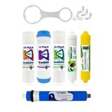 H-MAX Reverse Osmosis System H-max 80 Gpd Membranlı Açık Kasa Su Arıtma 6'lı Filtre Seti - 0039