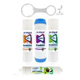 H-MAX Reverse Osmosis System H-max Açık Kasa Su Arıtma 4'lü Filtre Seti - 0034