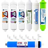 H-MAX Reverse Osmosis System H-MAX Süper Sarım Membranlı Kapalı Kasa Tüm Su Arıtma Cihazlarına Uyumlu 7'li Filtre Takımı - yok