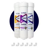 H-MAX REVERSE OSMOSİS SYSTEM Inline Kapalı Kasa Su Arıtma Cihazı Ilk 3 Filtre - 0052