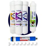 H-MAX Reverse Osmosis System Lg Membranlı Kapalı Kasa Su Arıtma Cihazı 5'Li Filtre Seti - 0055