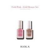 h.OLA Likit Allık Seti Cold Pink&Cold Bronze