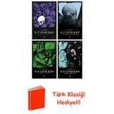 H. P. Lovecraft 4 Kitap Seti + Türk Klasiği Hediye